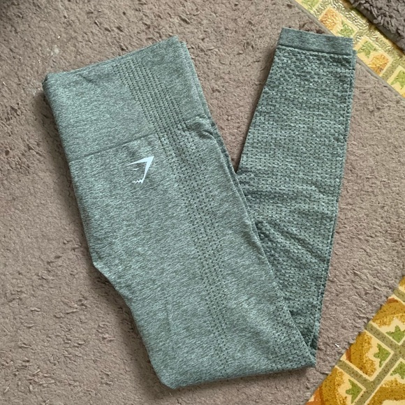 Gymshark ‘Vital’ Seamless Legging (S) - khaki - Picture 1 of 5